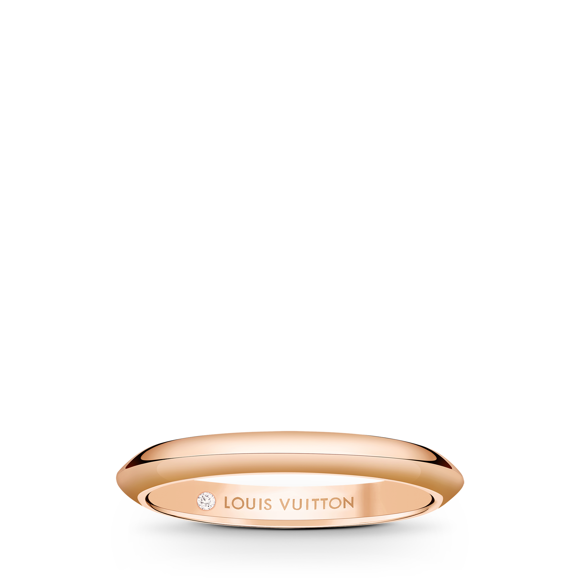 LV Diamonds 2.5mm Wedding Band, Pink Gold  in Jewellery's Categories Wedding Bands collections by Louis Vuitton (Product zoom)
